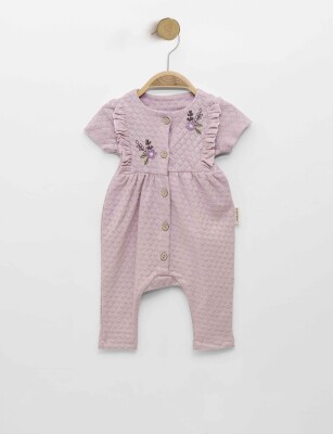 Wholesale Baby Girls Jumpsuit 3-12M Minicorn 2018-2313 Лиловый 