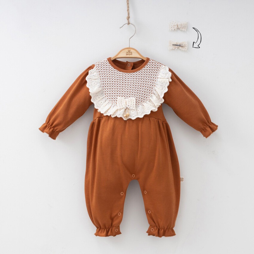 Wholesale Baby Girls Jumpsuit Set 3-9M Minizeyn 2014-3006 - 1