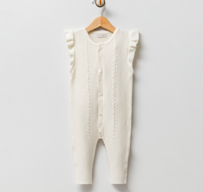 Wholesale Baby Girls Knitwear Rompers 3-9M Gubo 2002-2079 Экрю