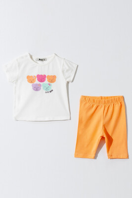 Wholesale Baby Girls Leggings and T-shirt Set 6-18M Piop 2055-003 - 2