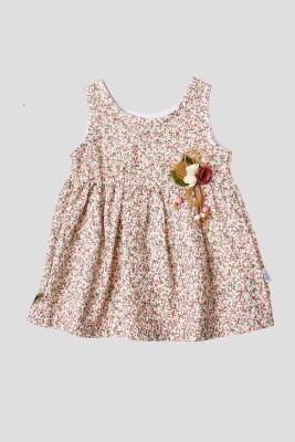 Wholesale Baby Girls Muslin Dress 9-24M Kidexs 1026-60138 - 2
