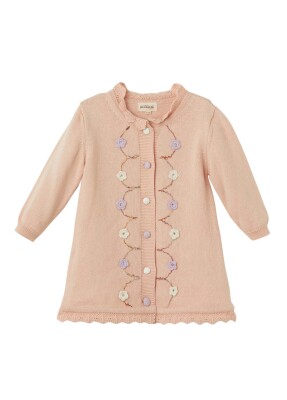 Wholesale Baby Girls Organic Cotton Dress 6-36M Patique 1061-21138 Розовый 