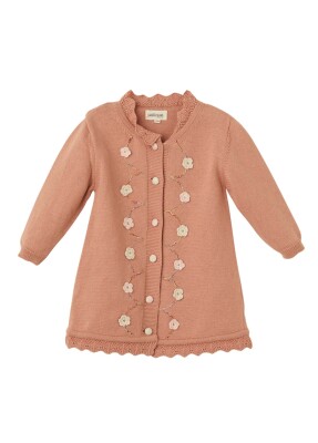 Wholesale Baby Girls Organic Cotton Dress 6-36M Patique 1061-21138 - Uludağ Triko