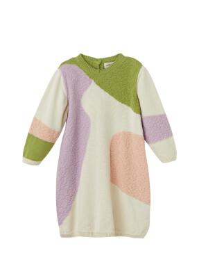 Wholesale Baby Girls Organic Cotton Dress 6-36M Patique 1061-21139 - 3
