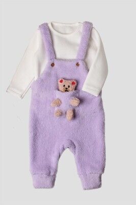 Wholesale Baby Girls Overalls with Sweat 6-24M Kidexs 1026-50004 - Kidexs