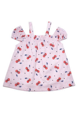 Wholesale Baby Girls Patterned Dress 6-18M BabyZ 1097-5329 - BabyZ