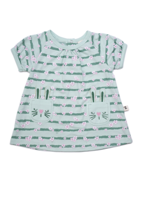 Wholesale Baby Girls Patterned Dress 6-18M BabyZ 1097-5368 - BabyZ