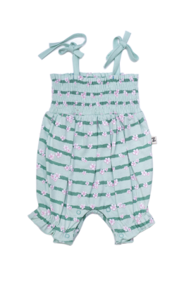 Wholesale Baby Girls Patterned Overalls 3-12M BabyZ 1097-5366 - 1