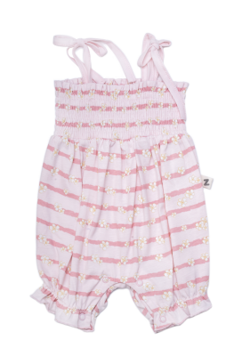 Wholesale Baby Girls Patterned Overalls 3-12M BabyZ 1097-5366 - 2