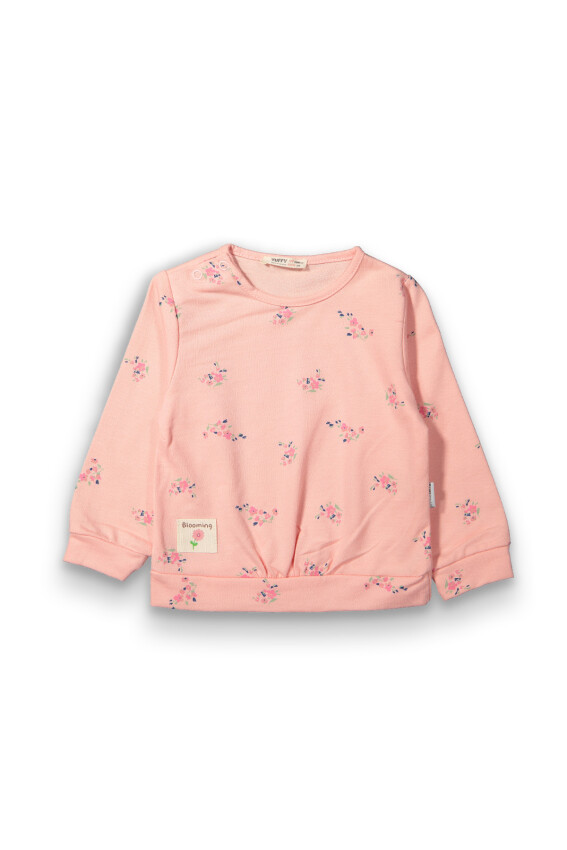 Wholesale Baby Girls Printed Sweatshirt 6-18M Tuffy 1099-0425 - 4