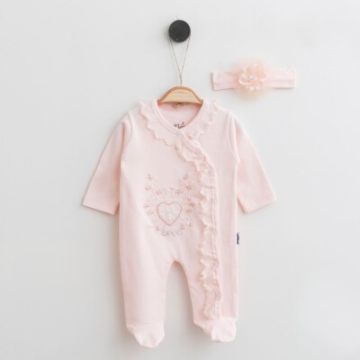 Wholesale Baby Girls Rompers 0-6M Miniborn 2019-2122 - Miniborn