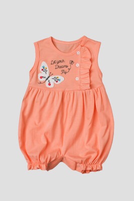 Wholesale Baby Girls Rompers 3-12M Kidexs 1026-60148 Лососевый цвет