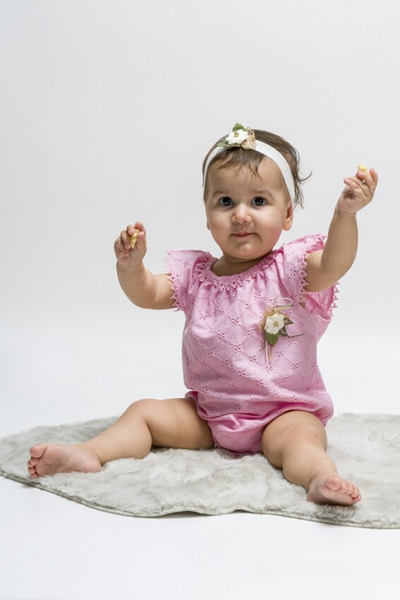 Wholesale Baby Girls Rompers 3-12M Wecan 1022-23178 - 2