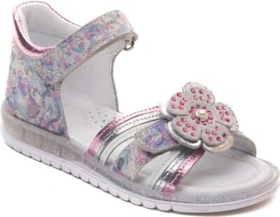 Wholesale Baby Girls Sandals 21-25EU Minican 1060-HC-B-1005 Серебряный 