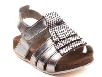 Wholesale Baby Girls Sandals 21-25EU Minican 1060-S-B-1287 Серебряный 
