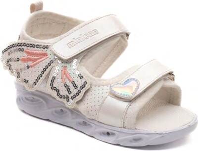 Wholesale Baby Girls Sandals 21-25EU Minican 1060-X-B-106 Кремовый цвет 