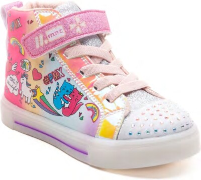 Wholesale Baby Girls Sneakers 26-30EU Minican 1060-PMX-P-1849 Розовый 