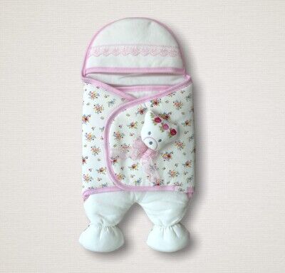 Wholesale Baby Girls Swaddle 0-9M Tomuycuk 1074-45046 - 1