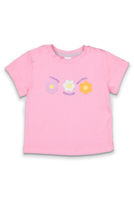 Wholesale Baby Girls T-shirt 6-18M Tuffy 1099-1904 Розовый 
