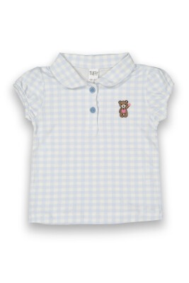 Wholesale Baby Girls T-shirt 6-18M Tuffy 1099-9002 Льдисто-голубая