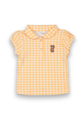 Wholesale Baby Girls T-shirt 6-18M Tuffy 1099-9002 Оранжевый 