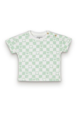 Wholesale Baby Girls T-shirt 6-24M Divonette 1023-1727-1 Зелёный 