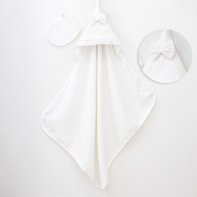 Wholesale Baby Girls Towel 80*90 Minizeyn 2014-1002 Экрю
