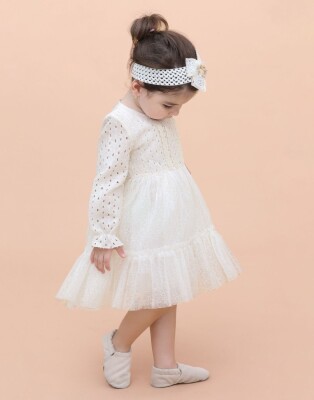 Wholesale Baby Girls Tulle Dress 9-24M Lilax 1049-6447 - Lilax