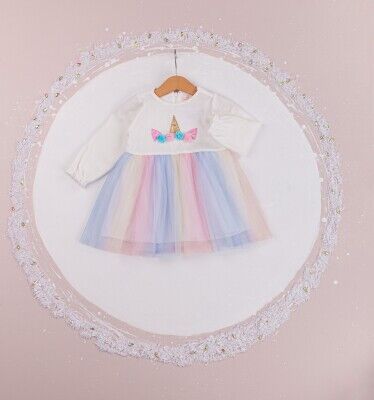 Wholesale Baby Girls Tulle Unicorn Dress 9-24M BabyRose 1002-4325 - Babyrose