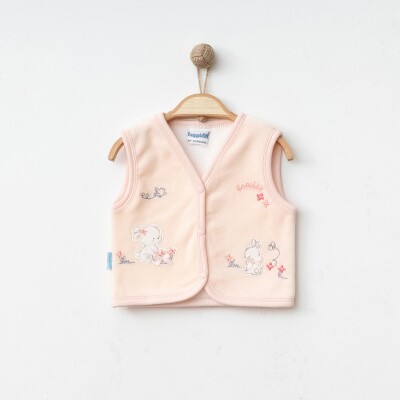 Wholesale Baby Girls Velvet Vest 3-9M Hoppidik 2017-2380 - 2