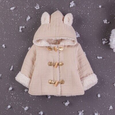 Wholesale Baby Girls Welsoft Coat With Hoodie 6-24M BabyZ 1097-5764 - 2