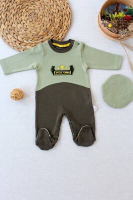 Wholesale Baby Jumpsuit 0-1M Tomuycuk 1074-25274 Зелёный 