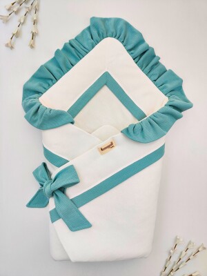 Wholesale Baby Swaddle Blanket 0-24M Tomuycuk 1074-45499 Мятно-зеленый