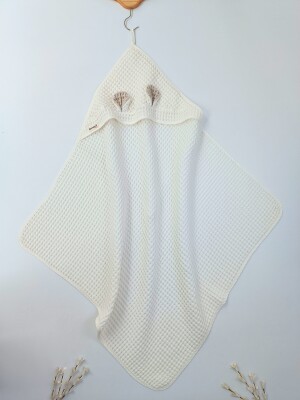 Wholesale Baby Ultra Soft Cotton Pique Blanket (86x86 cm) Tomuycuk 1074-10245 Экрю