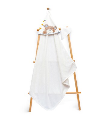 Wholesale Baby Unisex 2-Piece Set with Scrub Mitt and Towel 85x85cm Babyline 2015-9-485 Синий