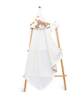 Wholesale Baby Unisex 2-Piece Set with Scrub Mitt and Towel 85x85cm Babyline 2015-9-485 - 3