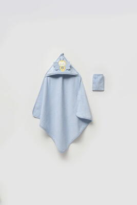 Wholesale Baby Unisex Towels 0-24M Ramel Kids 1072-357 Синий