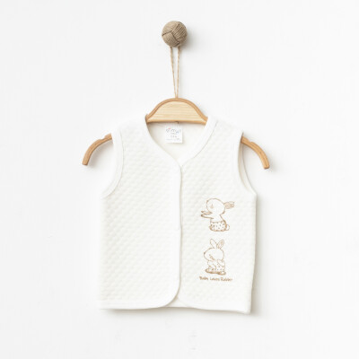 Wholesale Baby Unisex Vest 0-9M Gümüş Baby 2043-00400 - Gümüş Baby