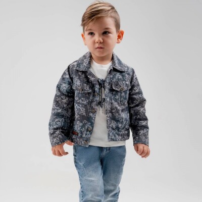 Wholesale Boy 3 Pieces Shirt T-shirt Torusers Set Suit 1-4Y Cool Exclusive 2036-22708 - Cool Exclusive