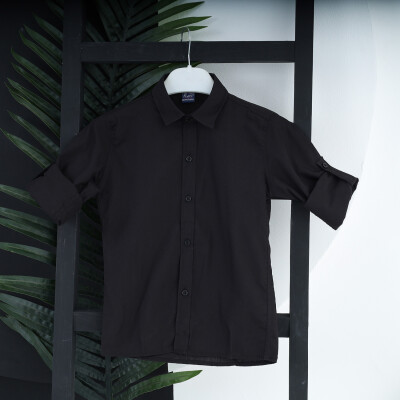 Wholesale Boy Shirt 11-15Y Flori 1067-22749-3 Чёрный 
