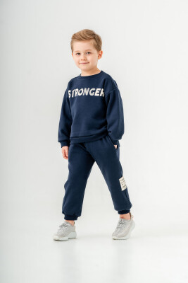 Wholesale Boy's 2-Piece Basic Tracksuit Set 2-5Y Tuffy 1099-0879 - 4