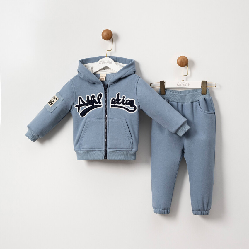 Wholesale Boys 2-Piece Cardigan and Pants Set 2-5Y Cumino 1014-CMN3576 - 1