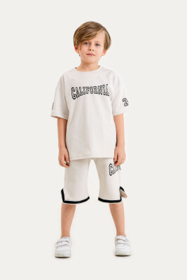 Wholesale Boys 2-Piece T-Shirt and Shorts Set 10-13Y Gold Class 1010-4605 - 3