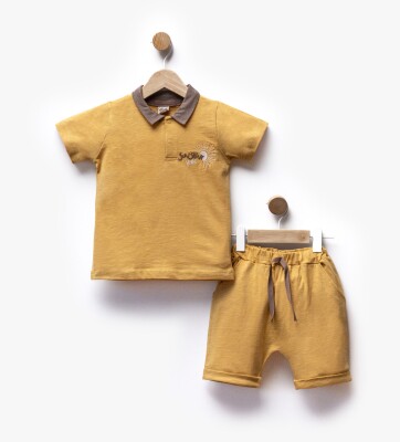 Wholesale Boys' 2-Piece T-shirt and Shorts Set 2-5Y Flexi Baby 2063-216385 - Flexi Baby (1)