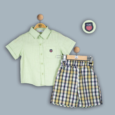 Wholesale Boys 2-Piece T-Shirt and Shorts Set 2-5Y Timo 1018-TE4DT202243742 - 3