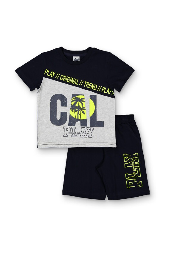 Wholesale Boys 2-Piece T-Shirt and Shorts Set 3-6Y Elnino 1025-22116 - 1