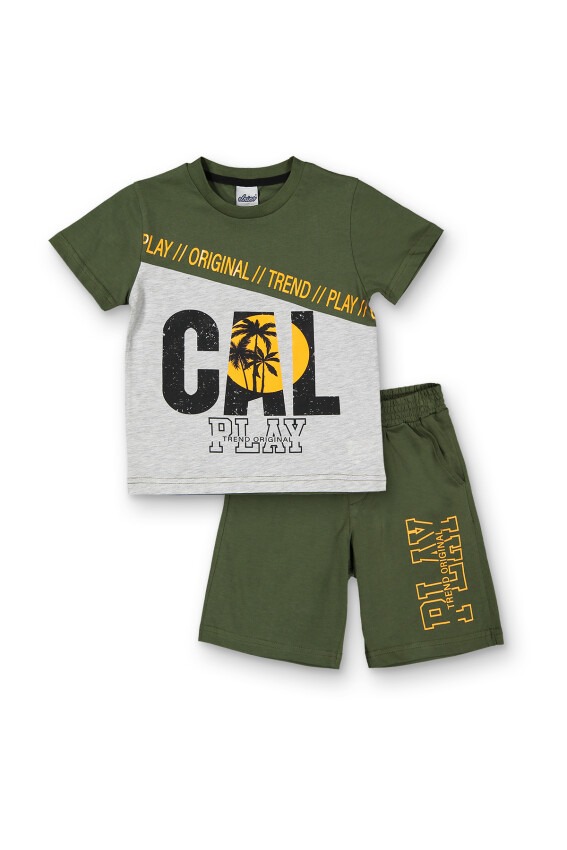 Wholesale Boys 2-Piece T-Shirt and Shorts Set 3-6Y Elnino 1025-22116 - 2