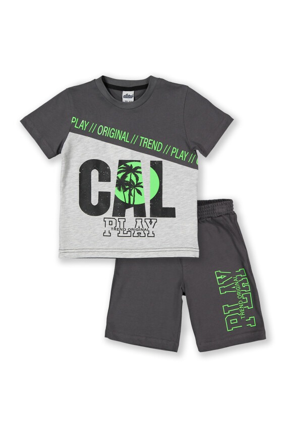 Wholesale Boys 2-Piece T-Shirt and Shorts Set 3-6Y Elnino 1025-22116 - 3