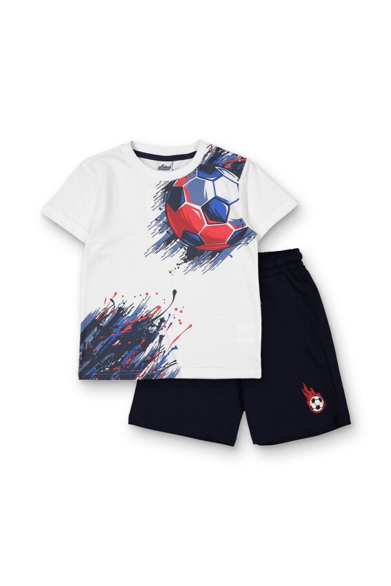 Wholesale Boys 2-Piece T-Shirt And Shorts Set 3-6Y Elnino 1025-22119 - 3