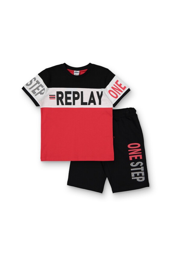 Wholesale Boys 2-Piece T-shirt and Shorts Set 8-14Y Elnino 1025-22159 - 2